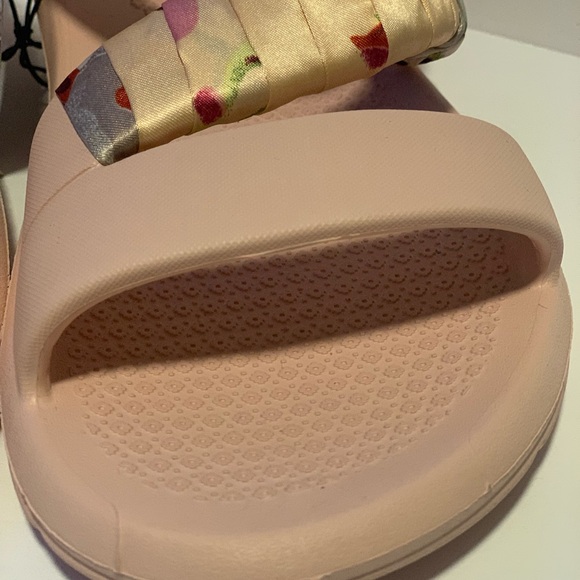 Essentials by Muk Luks Sandals Womens LG 9-10 Pink Slingback Hook & Loop Sporty - Picture 12 of 14